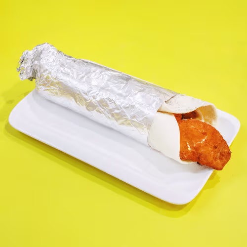 Wrap mit Schnitzel