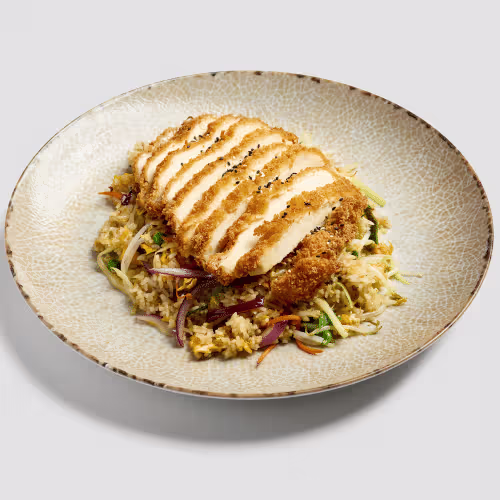 Crispy Huhn Reis