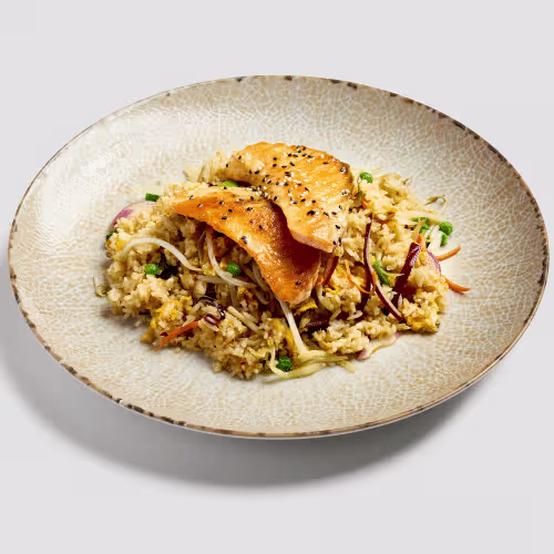 Lachs Reis