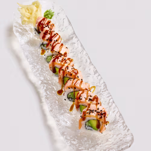 Fire Sake Roll (8 Stück)