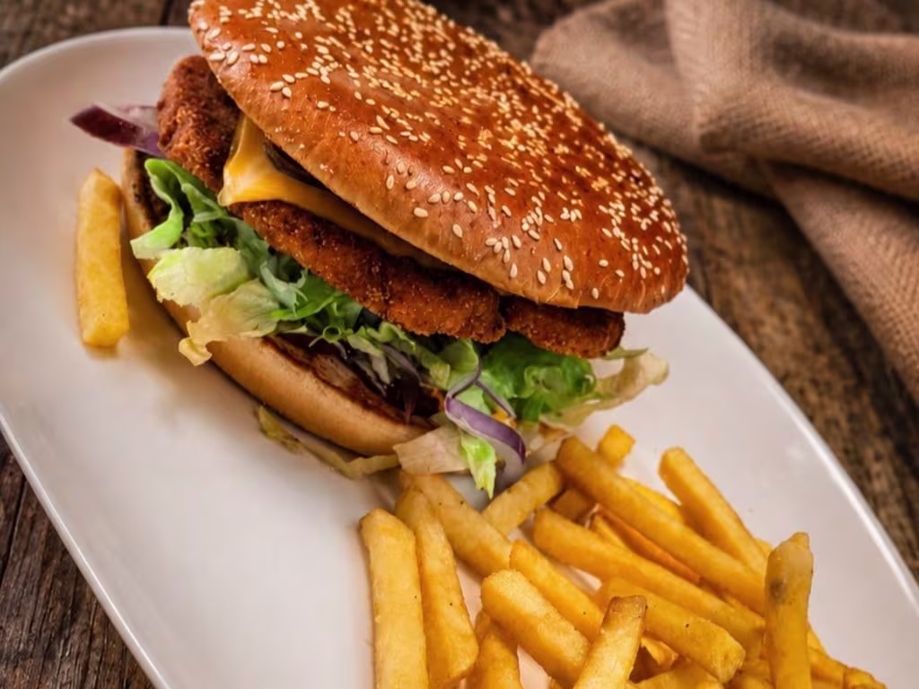 XL chili Chicken Burger