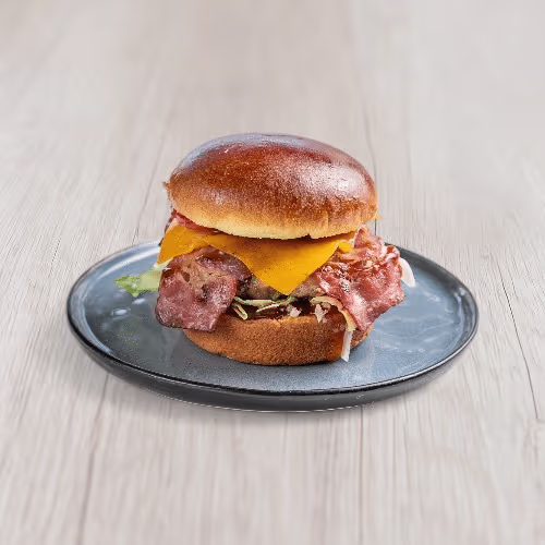 Chicken bangs Bacon Burger