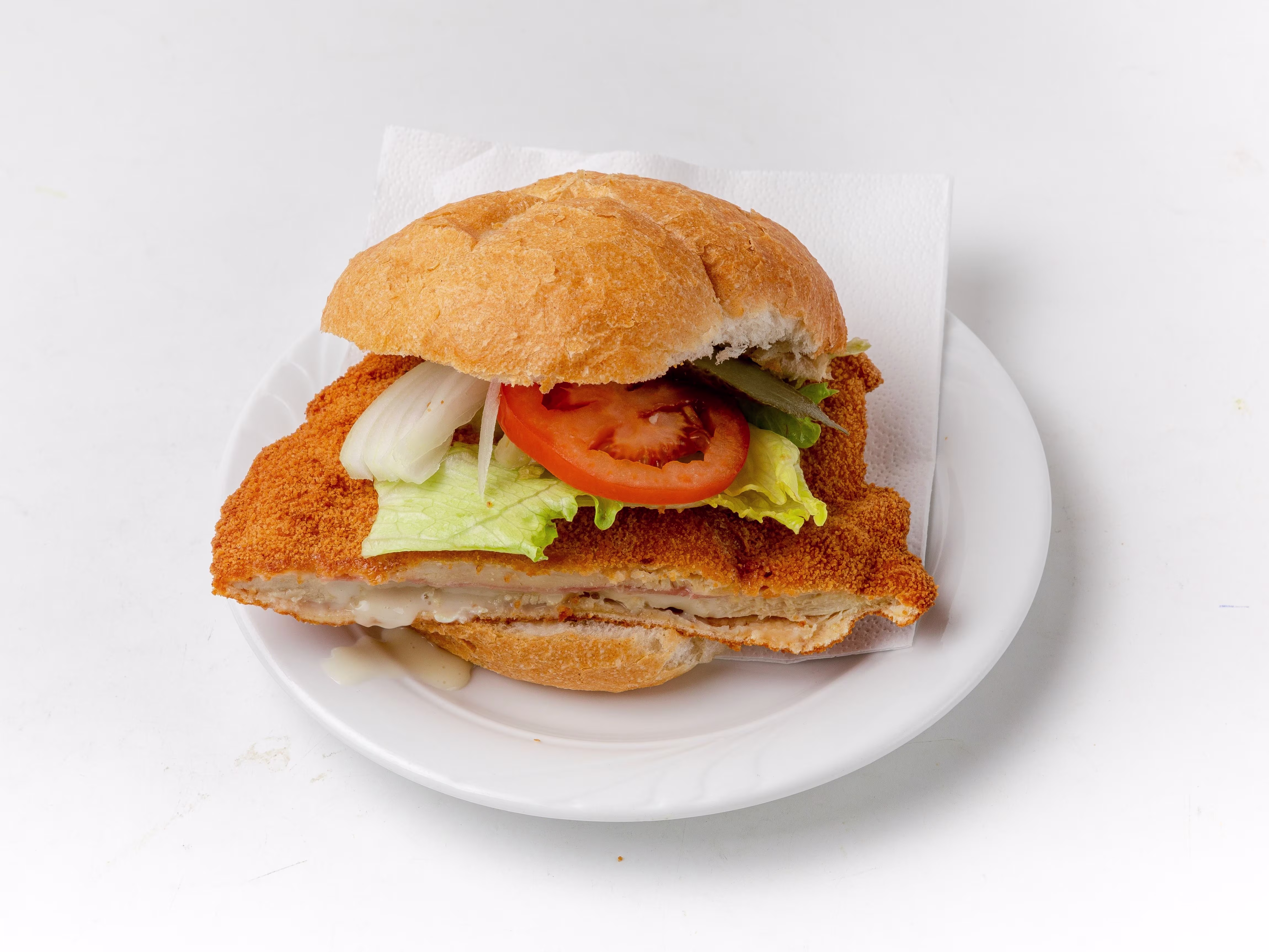 Hühner Cordon Bleu Semmel