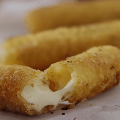 Gebackener Mozzarella