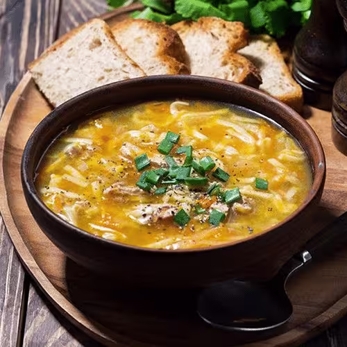 Hühnernudelsuppe