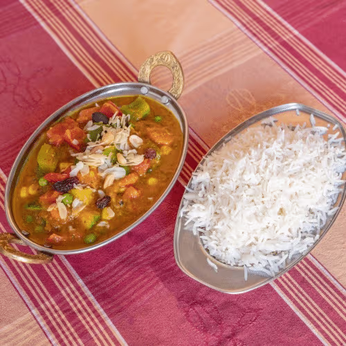 Sabzi Bhaji (pikant) (VEGAN)