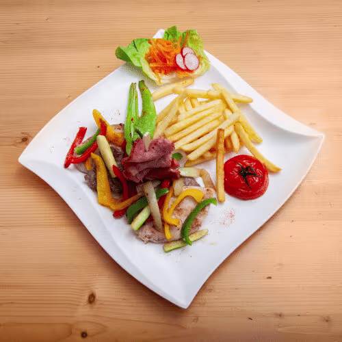 Grillteller nach Art des Hauses