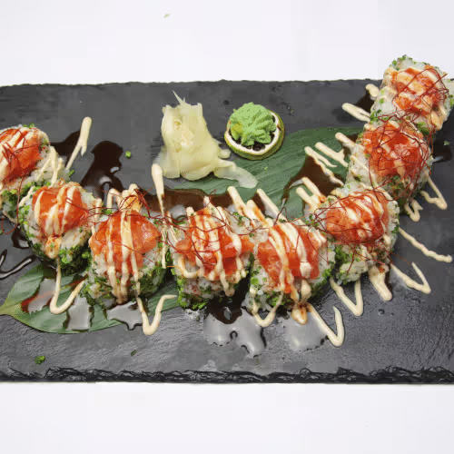 Spicy Salmon Roll - 8 Stk