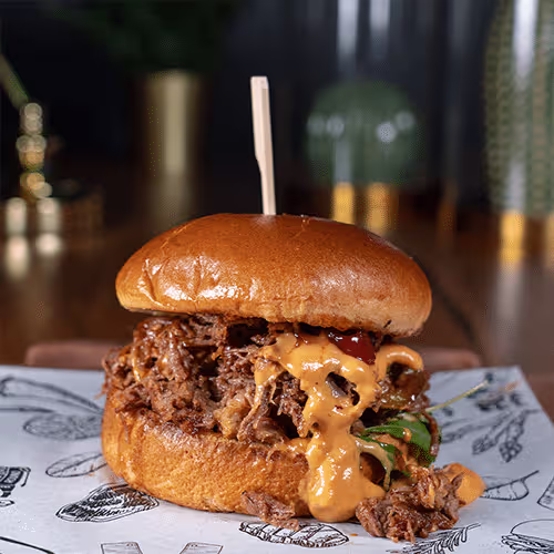 Pulled Beef Burger