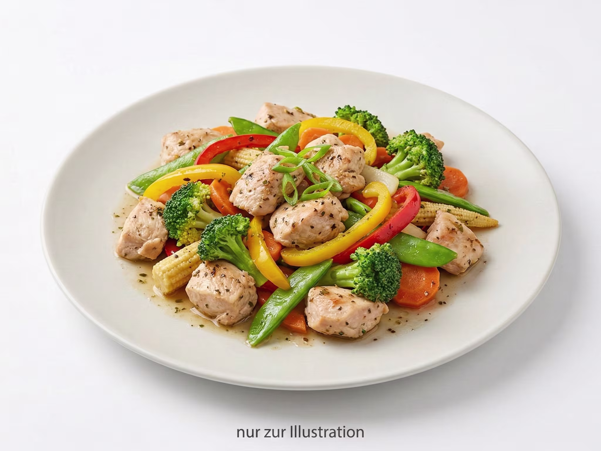 Hühnerfleisch mit Saisongemüse