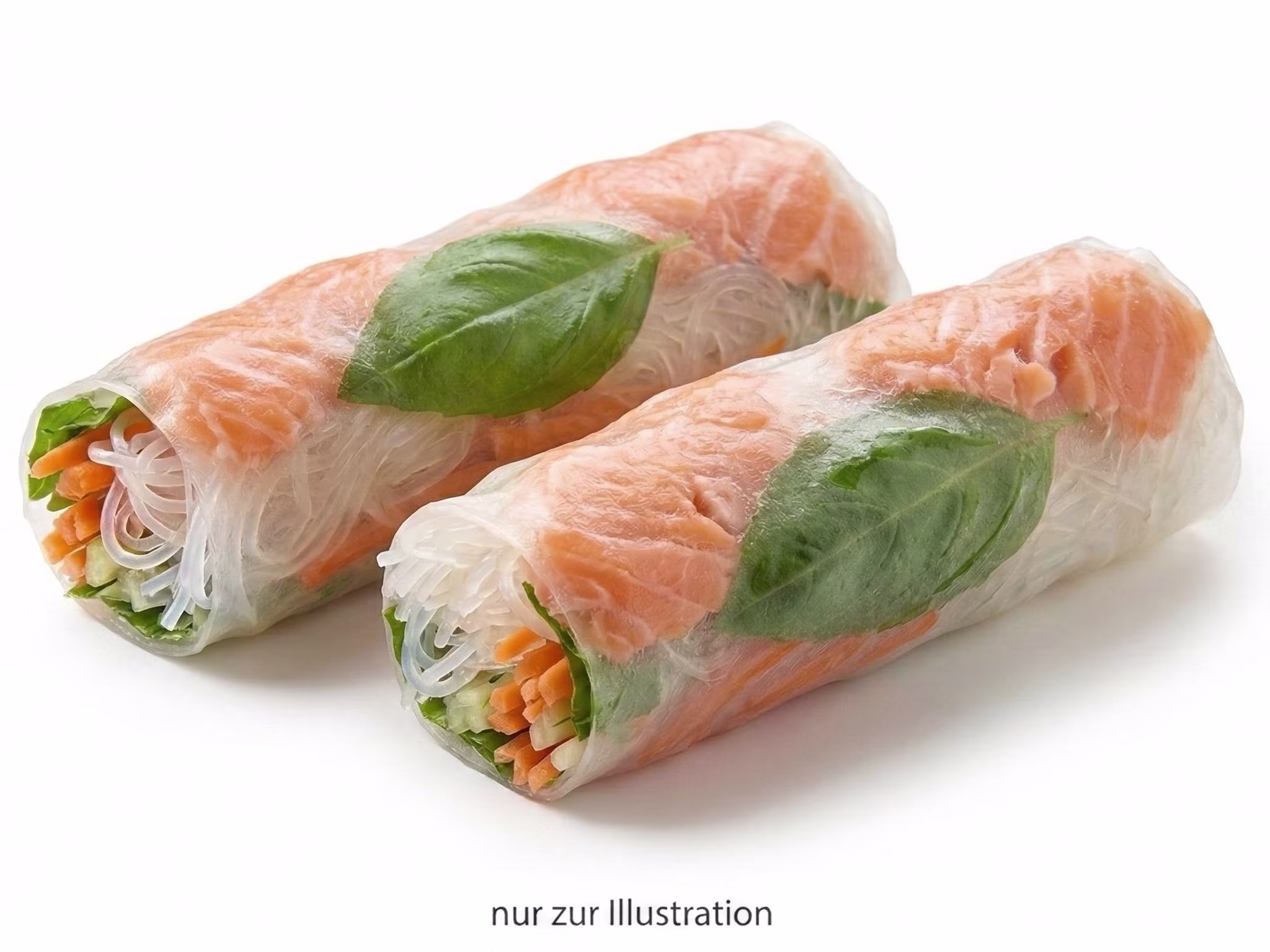 Lachs Reispapierröllchen