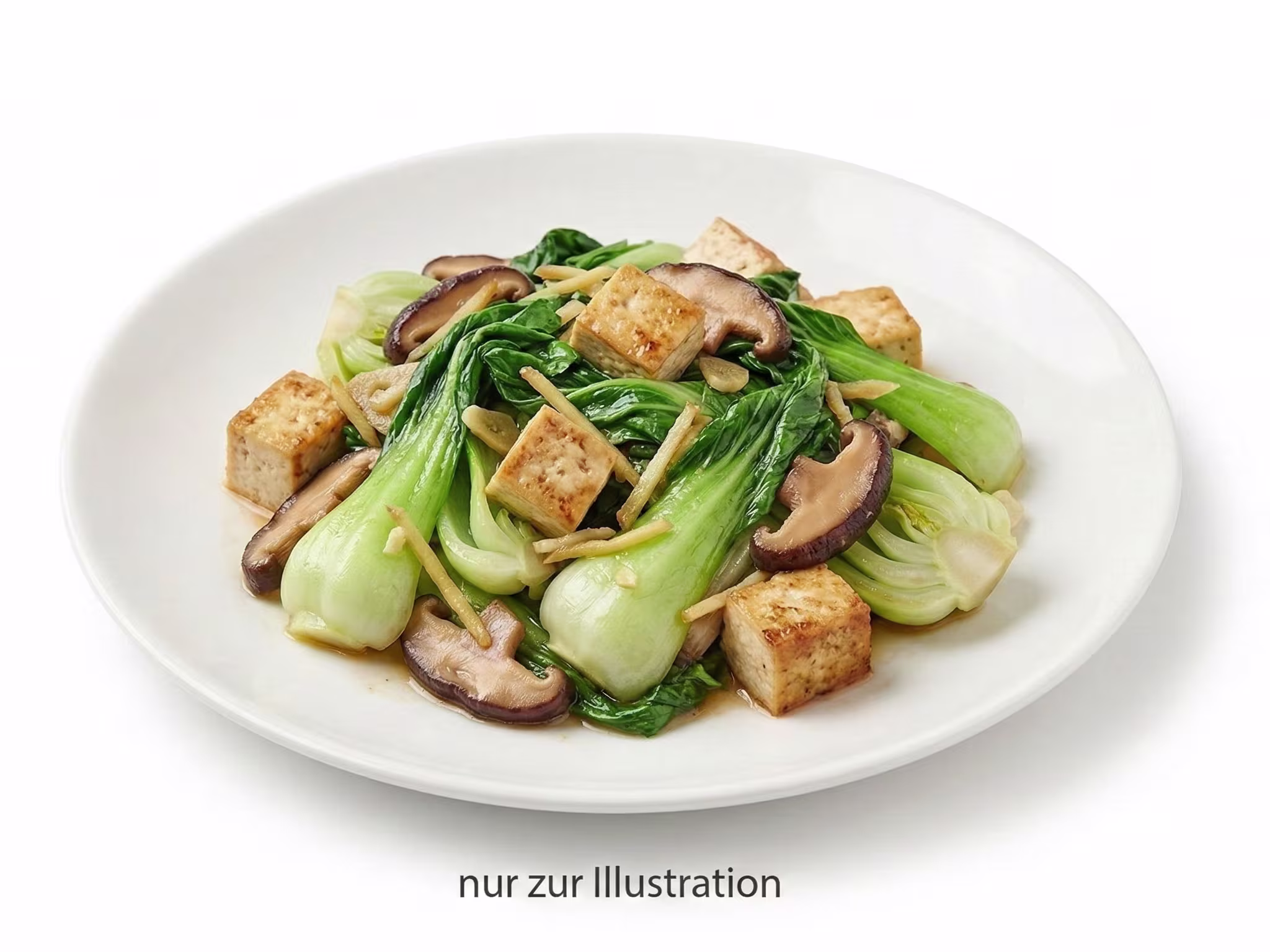 Pak Choi mit Tofu & Shiitake