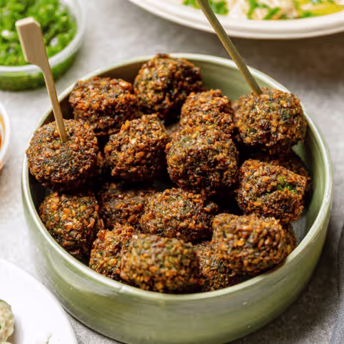 Falafel (vegan, 8 Stück)
