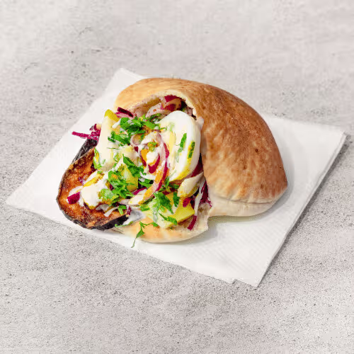 Sabich Pita Original (vegetarisch)