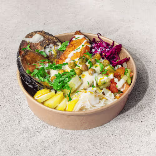 Sabich Salad (vegetarisch)