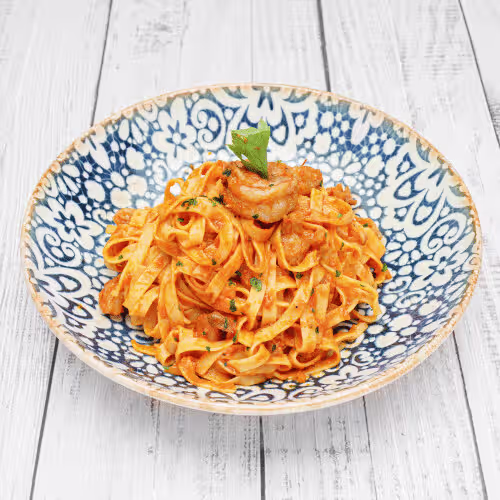 Tagliatelle con Scampi