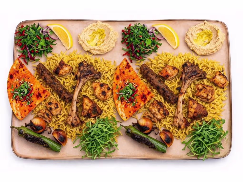 Orient Grillteller Für Zwei Person