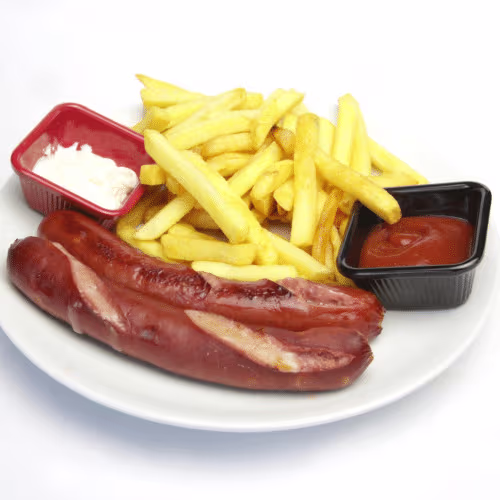 Käsekrainer Teller Menü
