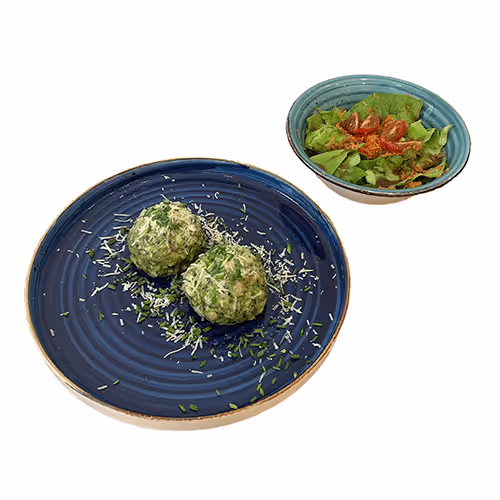 Spinat-Schafskäse-Knödel (2 Stück)