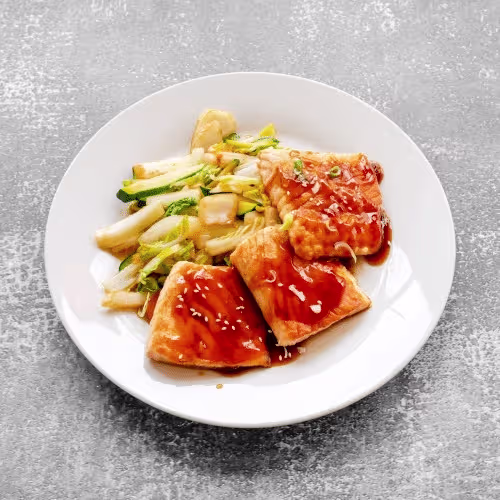Lachs Teriyaki