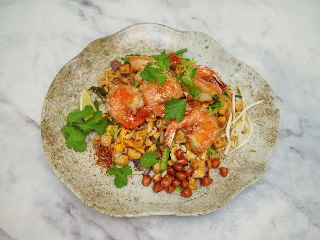 Pad Thai Garnelen