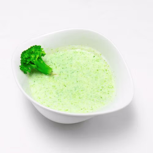 Broccolicremesuppe (vegetarisch)