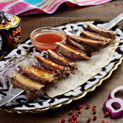 Lammrippen Sashlik