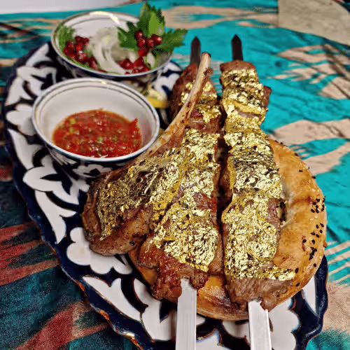 Goldene Shashlik