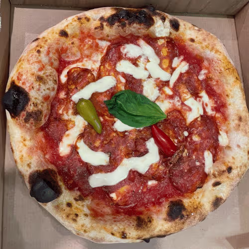 Pizza Diavola (scharf)