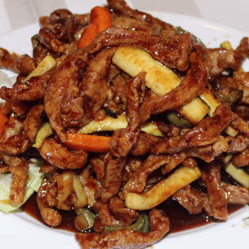 Gan Bian Schweinefleisch