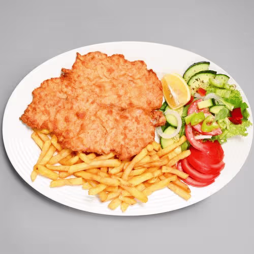 Schnitzel Teller