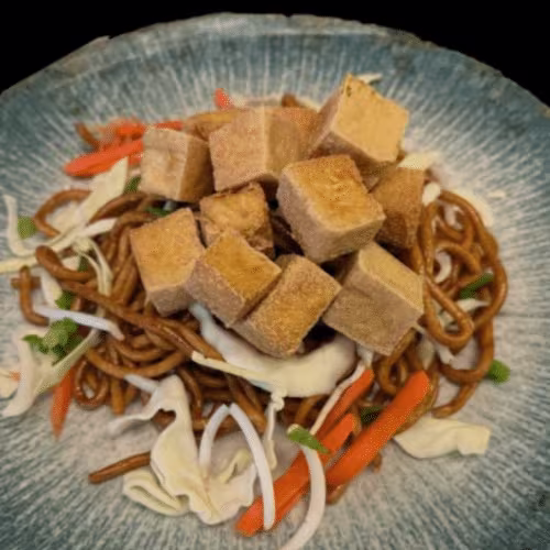 Nudeln mit Tofu