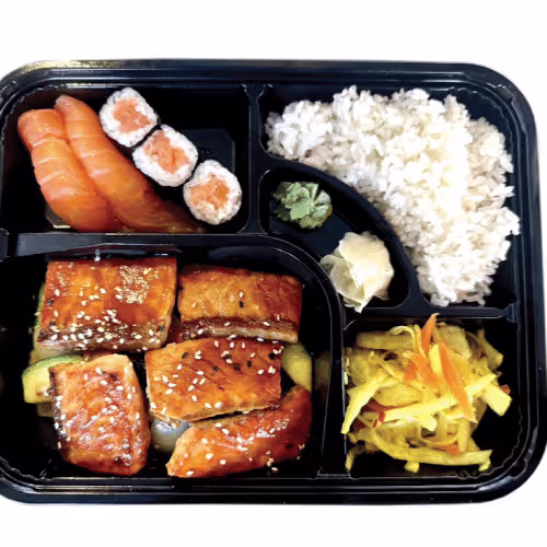 Bento Box - Gegrillter Lachs