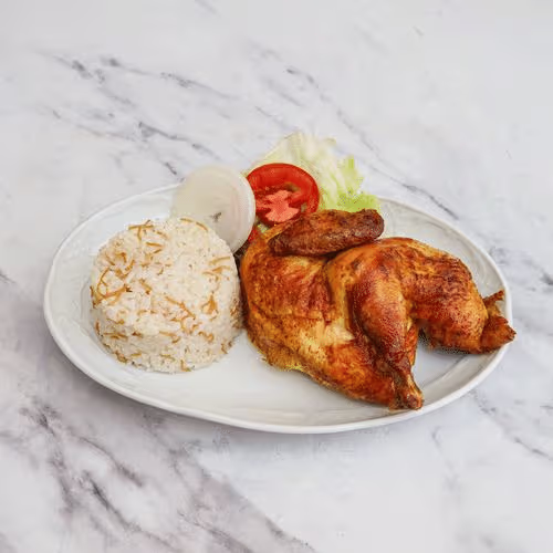 1/2 Grillhuhn