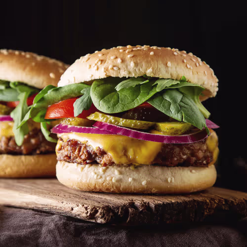 Doppel-Cheeseburger