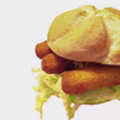Mozzarellastick-Semmel