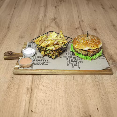 Greek Veggie Burger