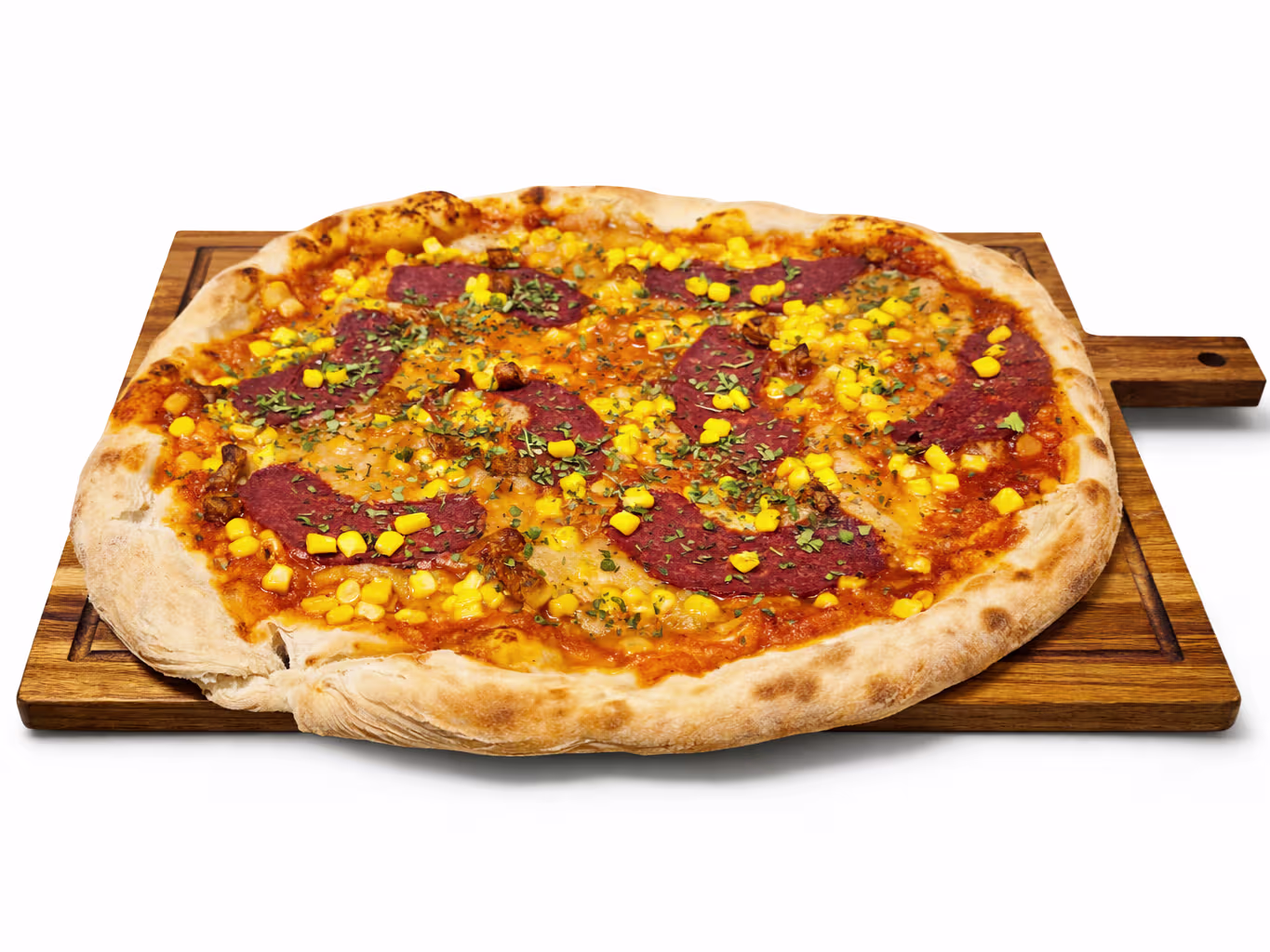 Vegane Salami Pizza