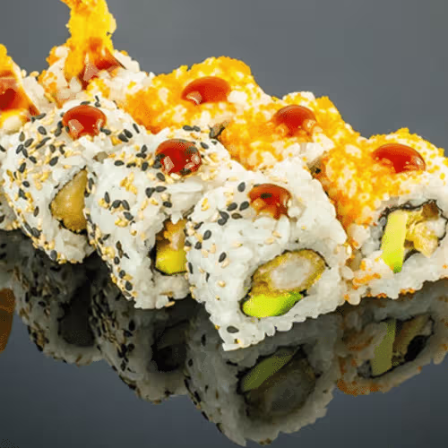 Tempura Avocado Maki (18 Stück)