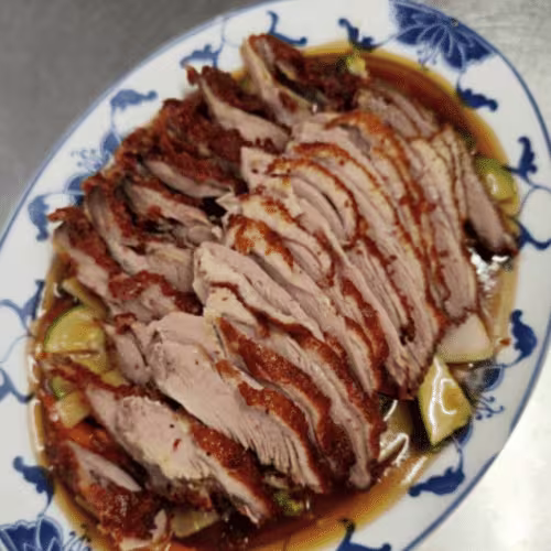 Knusprige Ente nach Szechuan Art (scharf)