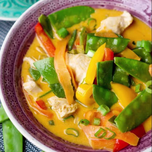 Hühnerfleisch mit Curry