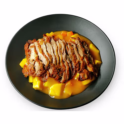 Knusprige Ente mit Mango