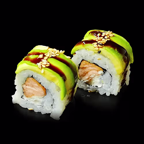 Sake Tempura Maki (8 Stück)
