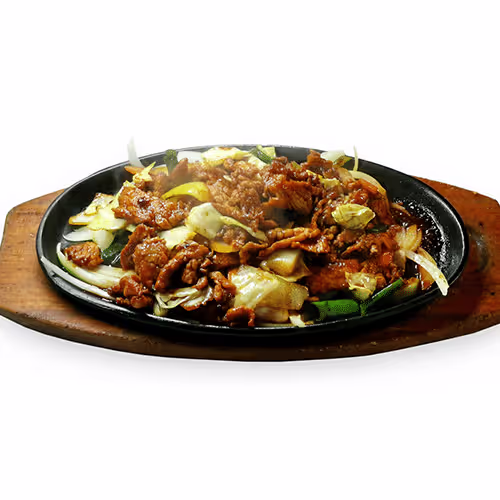 Dschingis Khang BBQ mit Schweinefleisch