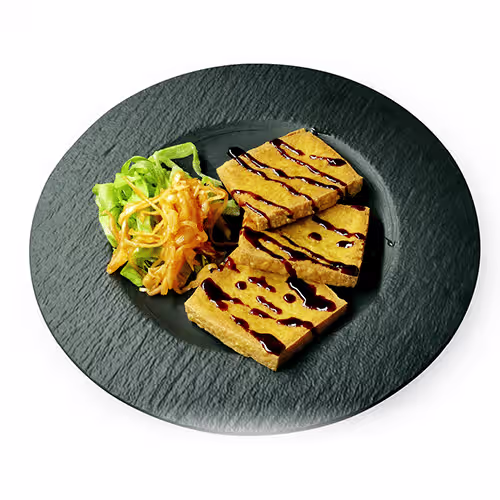 Gebackener Tofu (vegetarisch)