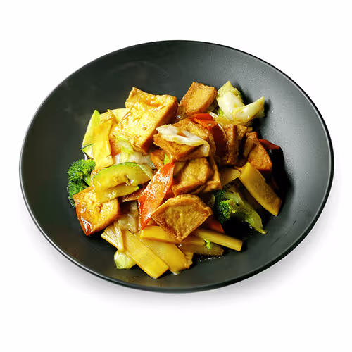 Tofu mit Wok-Gemüse