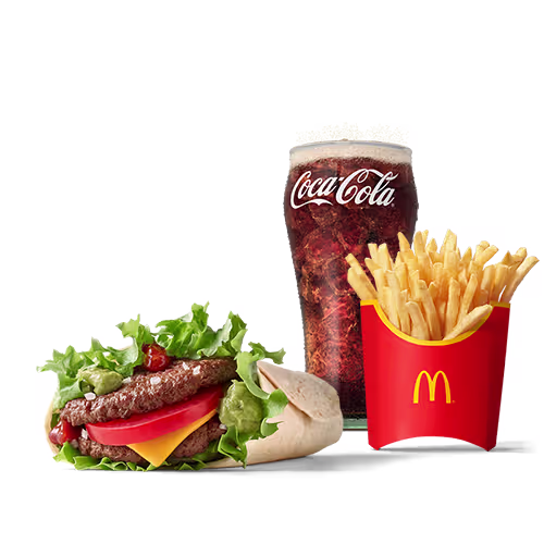Guacamole Salsa Beef Wrap McMenü