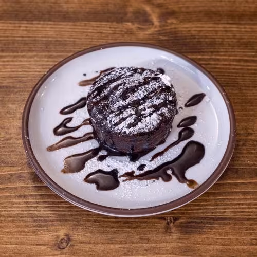 Schokoladensoufflee mit flüssigem Kern