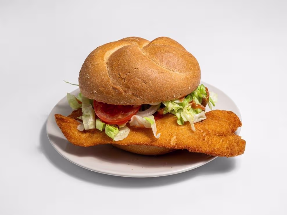Hühnerschnitzel Semmel