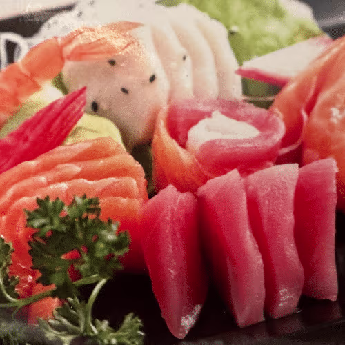Sashimi Mix (groß, 16 Scheiben)